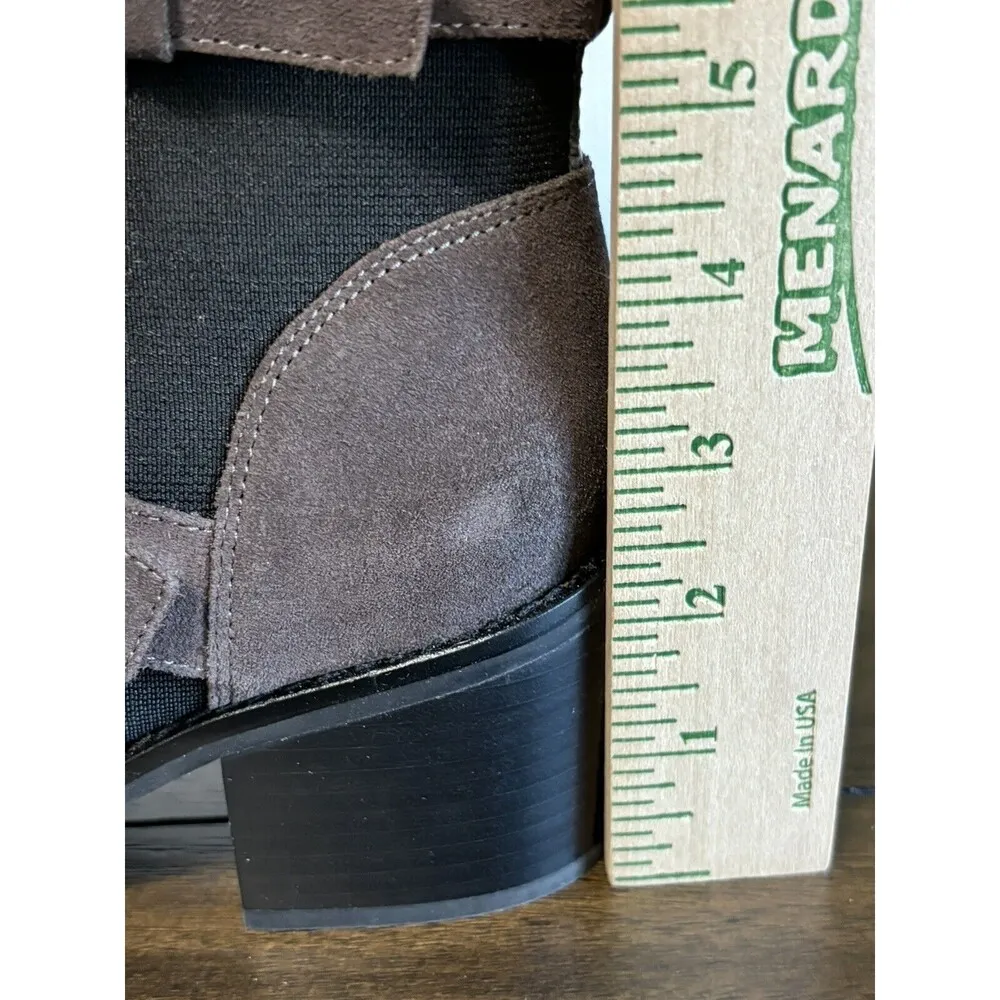 Donald J. Pliner Dahlin Calf Suede Ankle Boot Steel Brown Women's Size 6 M NIB - Image 6