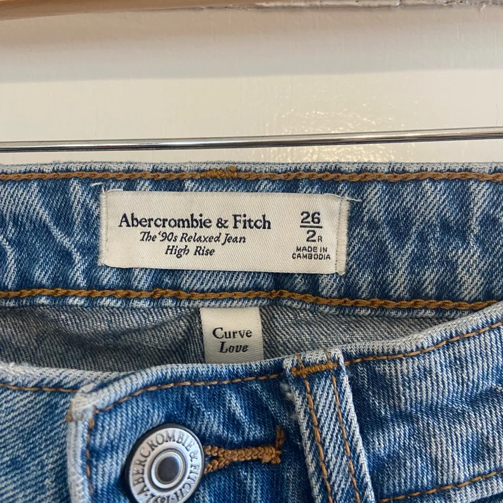 Abercrombie & Fitch 90’s Relaxed high rise jeans - curve love - Image 3