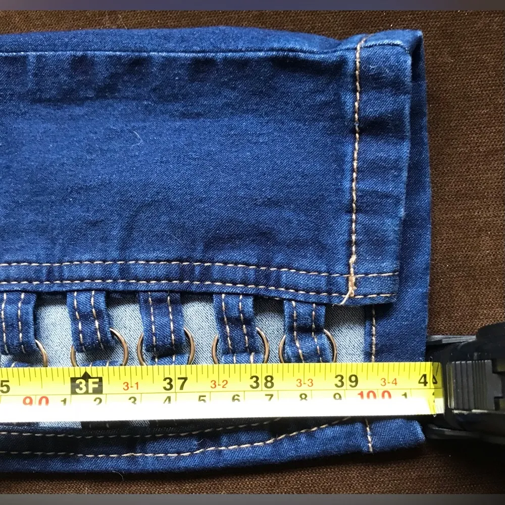 Mitzi Michel Gold hard wear rings and openings on each side of legs SZ 5 Junior - Image 7