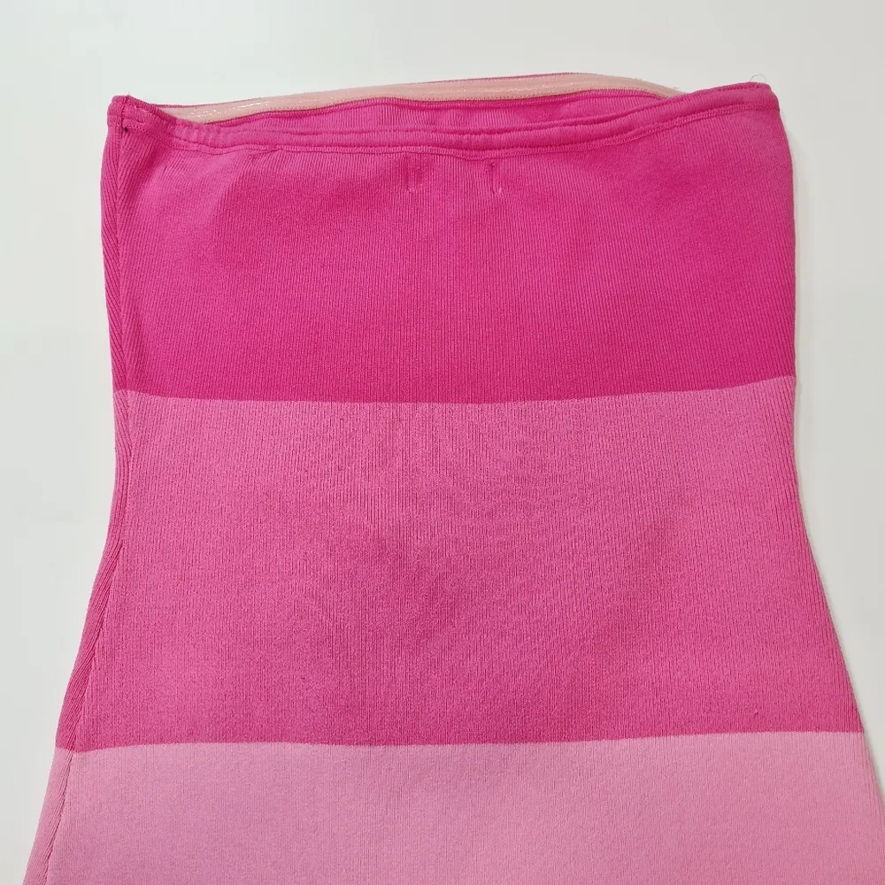 Perla Ombre Mini Dress in Pink Ombre - Image 9