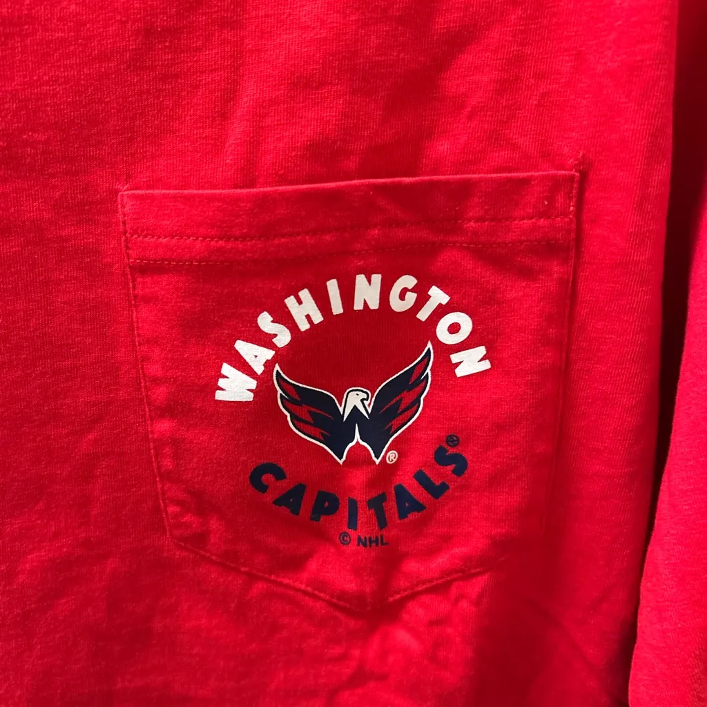 Champion Red Long Sleeve Tee - Image 2