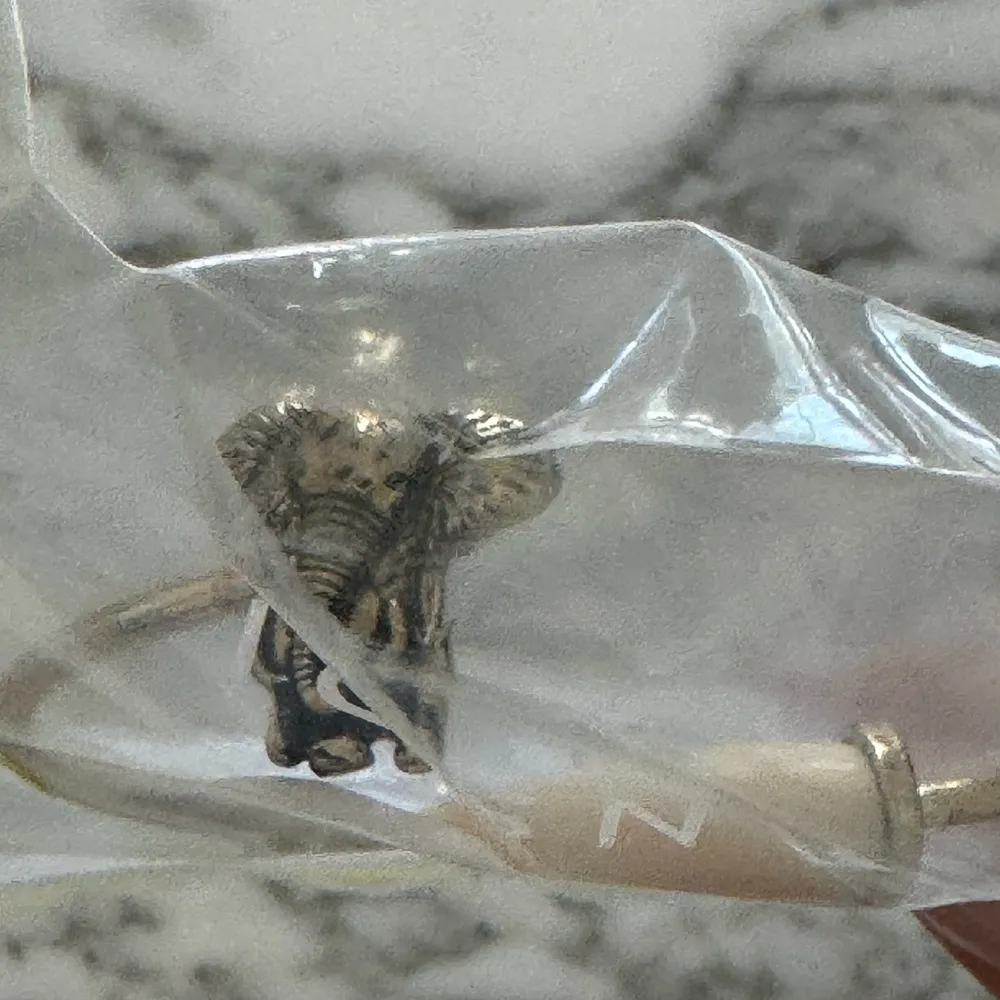 NWT Bansri Gold Plated Elephant Bangle Bracelet – Ivory/Gold Tone – OS - Image 2