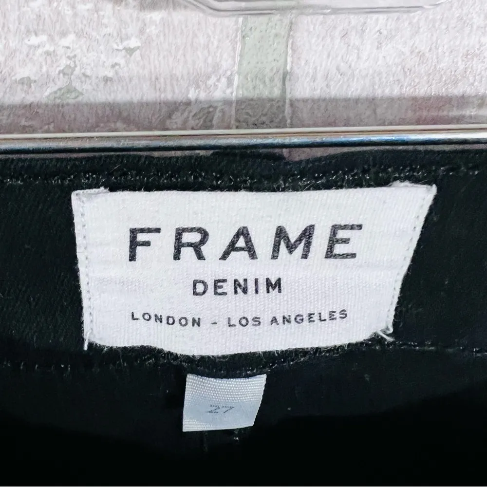 Frame Denim Le Skinny de Jeanne Jeans in Noir Jefferson Size 27 - Image 3