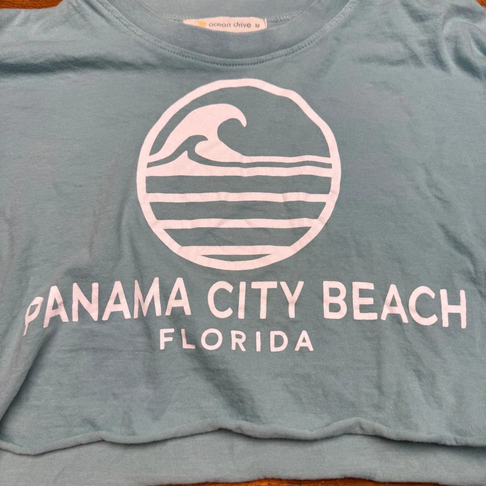 Ocean Drive Panama City Beach Florida Cropped T Shirt Womens Size M‎ - Image 2