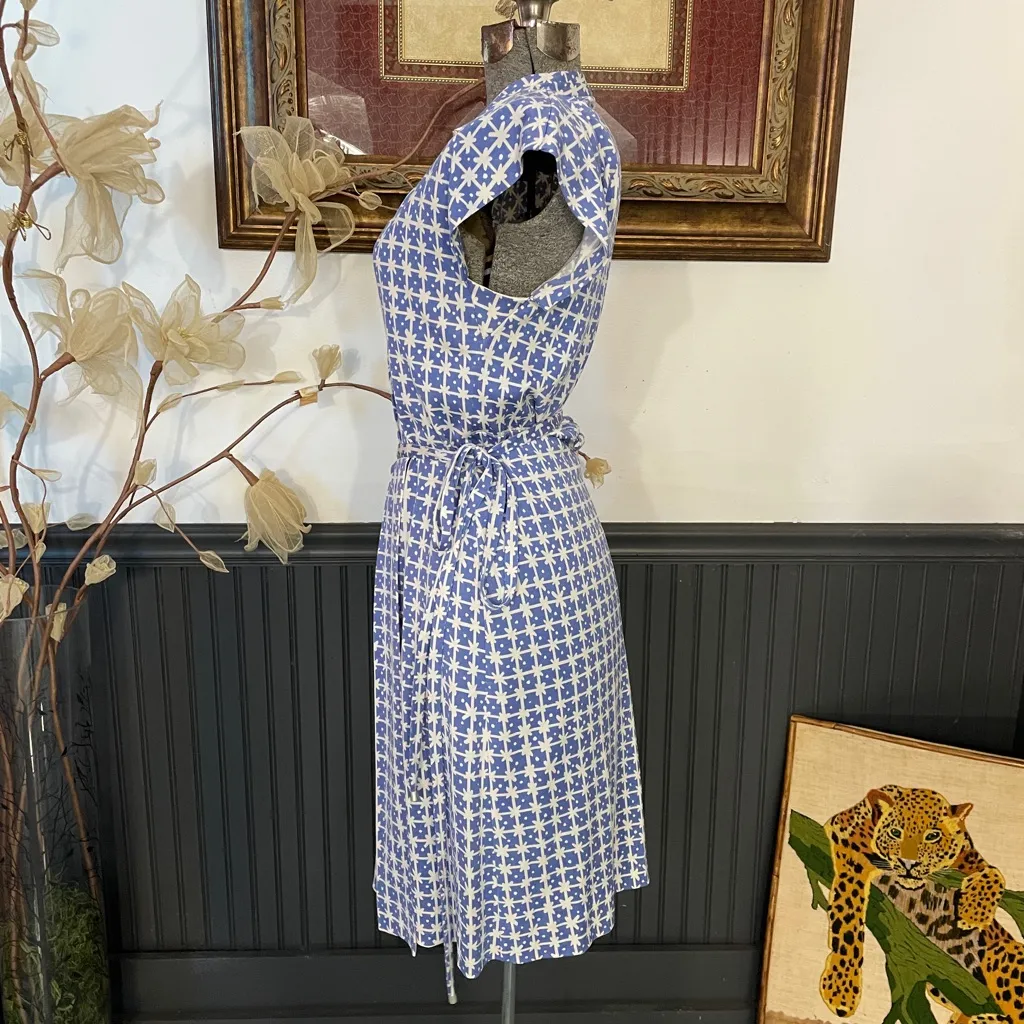 Diane Von Furstenberg Mindy 100% Silk Wrap Periwinkle Dress - Sz 2 🧡🎀 - Image 6