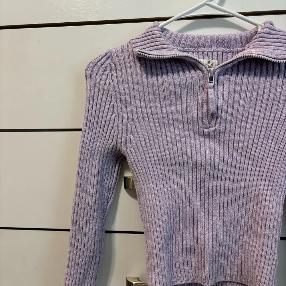 Aerie  Late Night Quarter Zip Sweater - Image 5