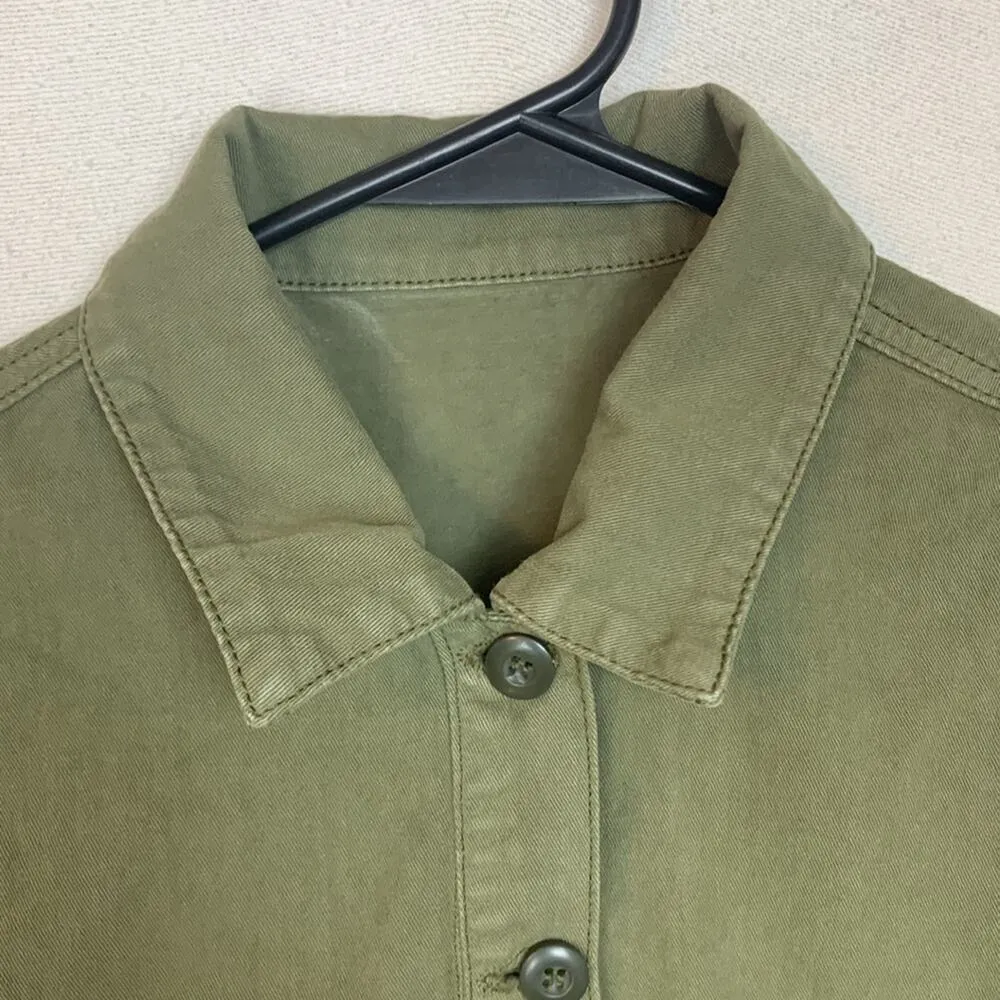 Kancan womens small one piece romper safari green army casual beach coastal res - Image 7