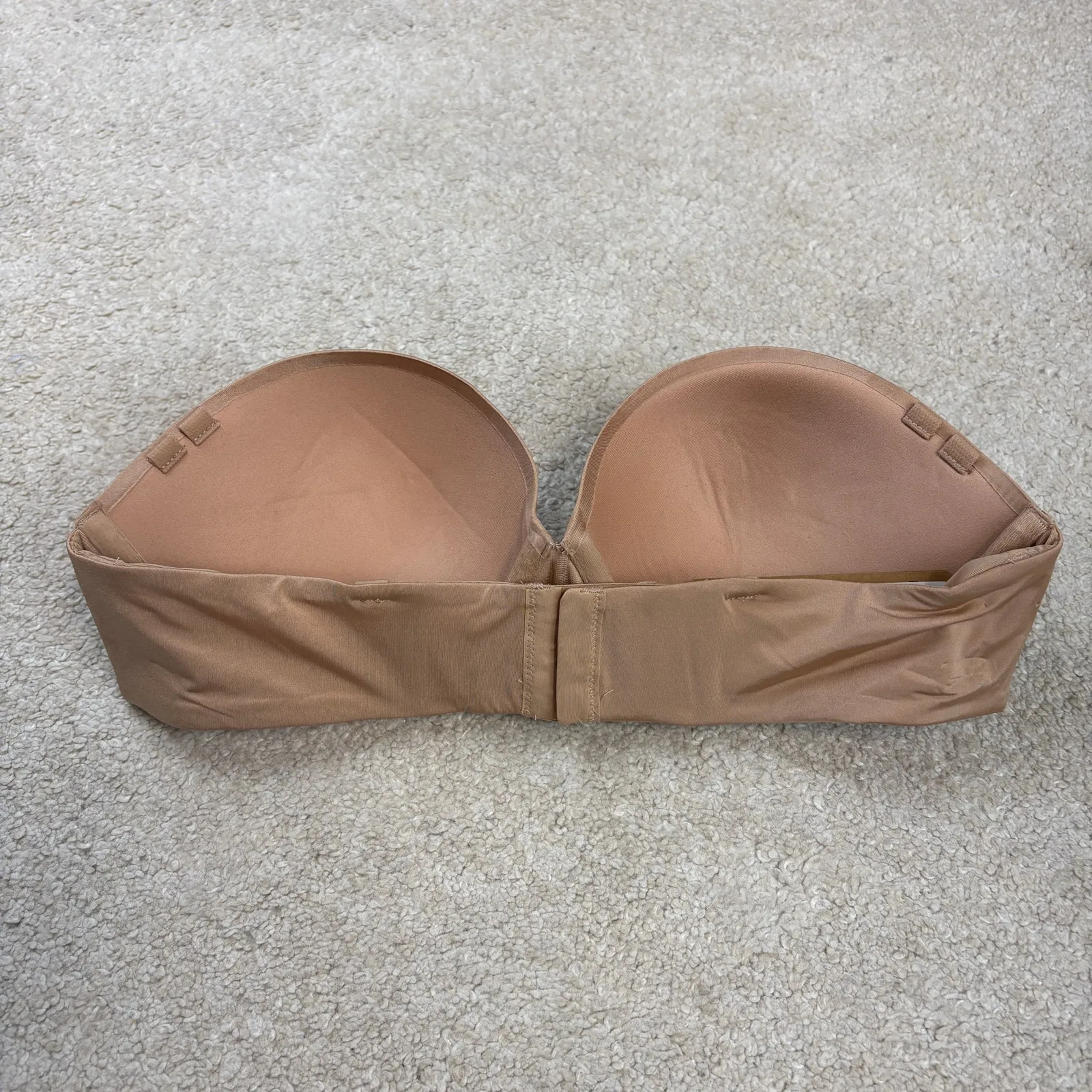 NWT SKIMS Ultimate Push-Up Strapless Bra Clay Nude Size 38B - Image 2