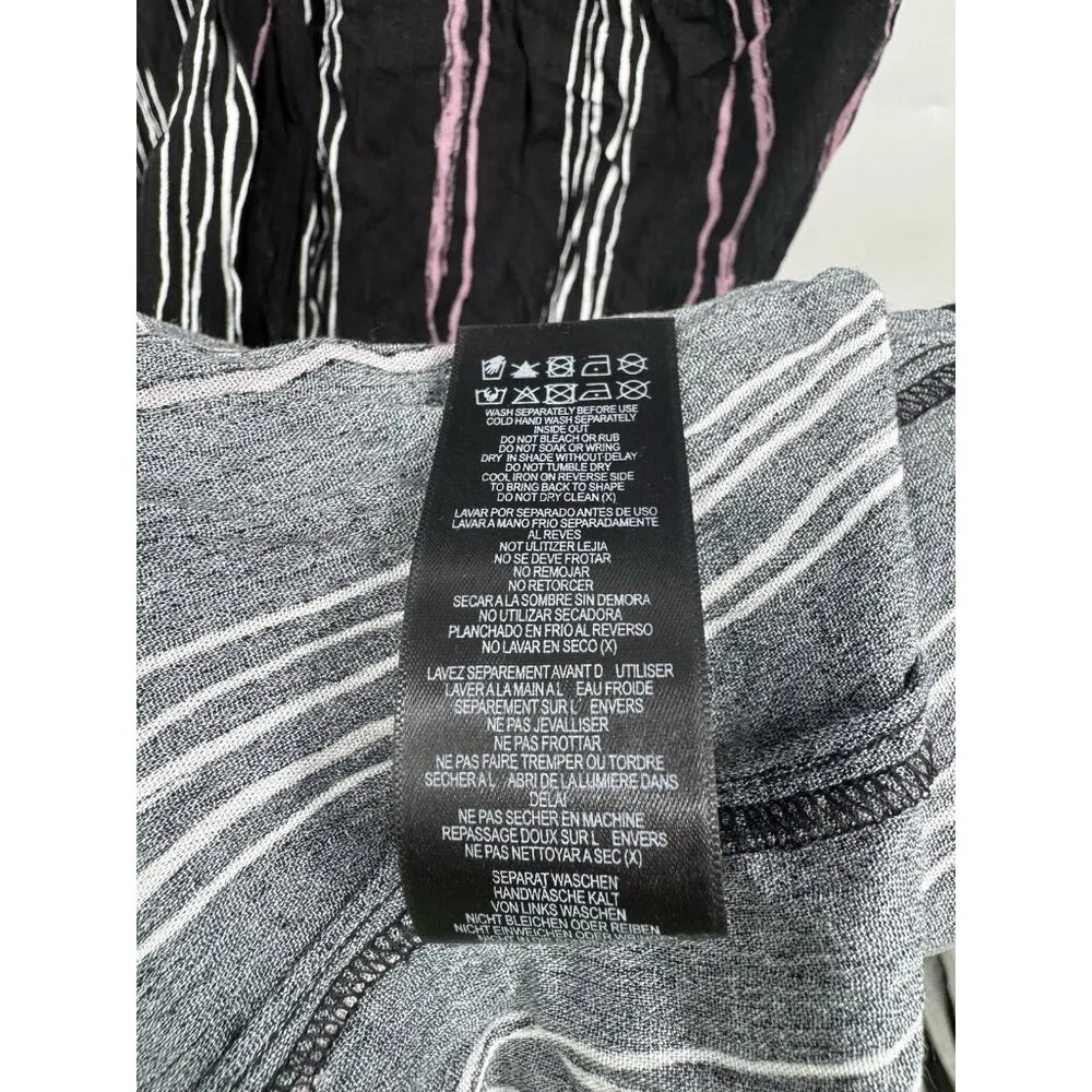 City Chic‎ Striped Maxi Dress Women 14 Black Preppy Contemporary Feminine - Image 5