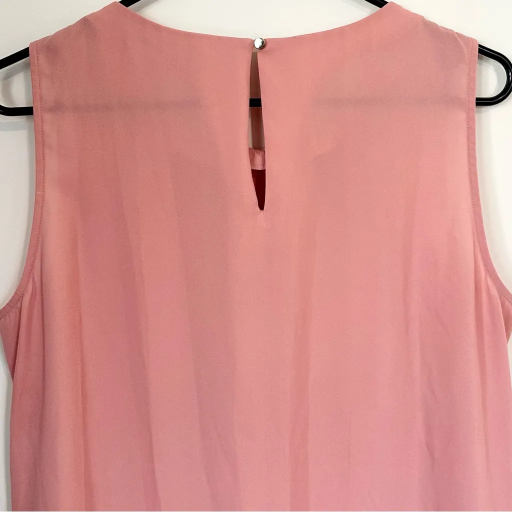 Banana Republic Dusty Rose Sleeveless Blouse - Size: Medium - Image 5