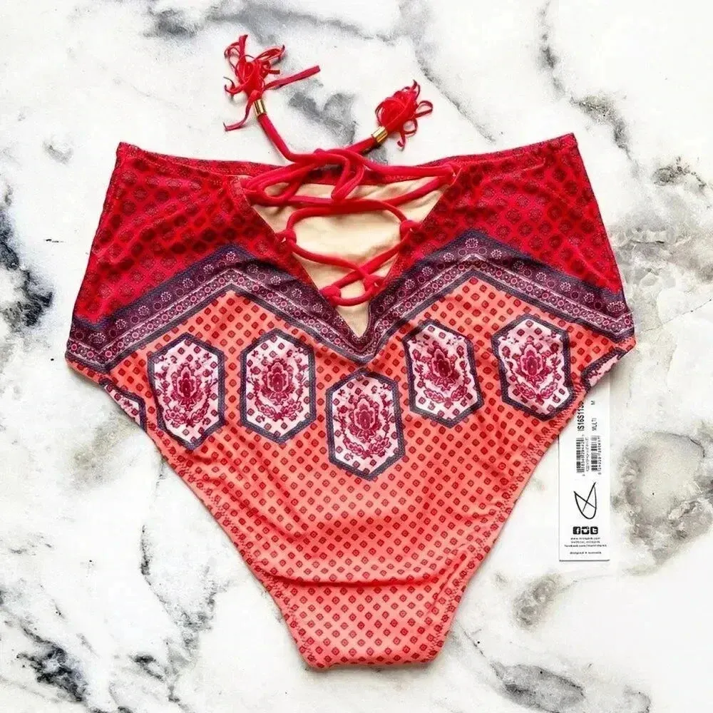 Minkpink Rosewater High-Waisted Bikini Bottoms NWT - Image 7