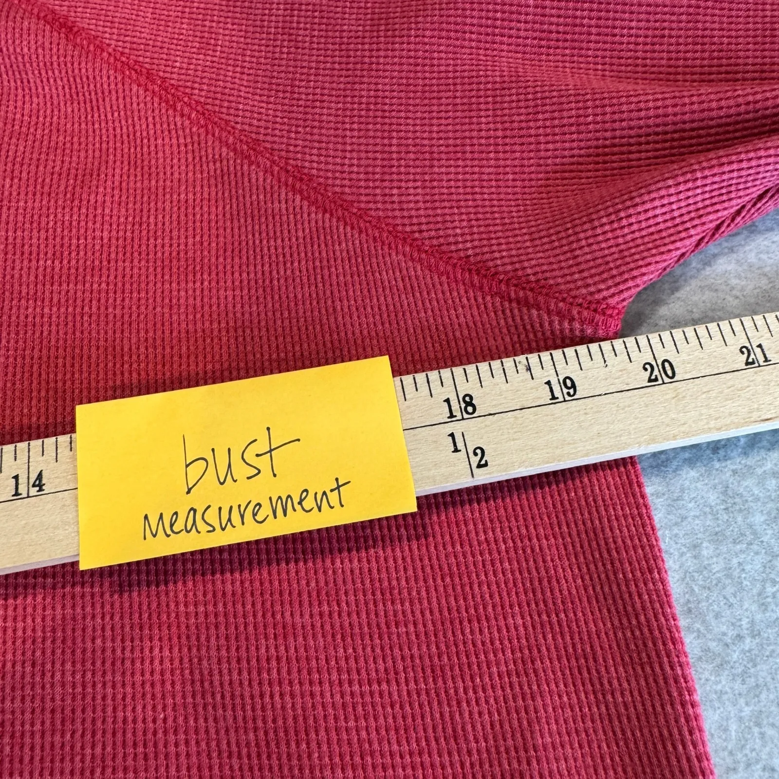 SUNDRY FOR EVEREVE Pink Waffle Knit Long Sleeve Sweatshirt Top Womens 1 Small - Image 10