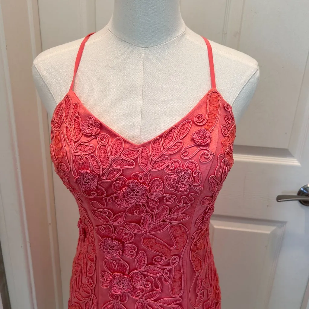 Sue Wong Soutache Asymmetrical Dress Size 4 - Image 2