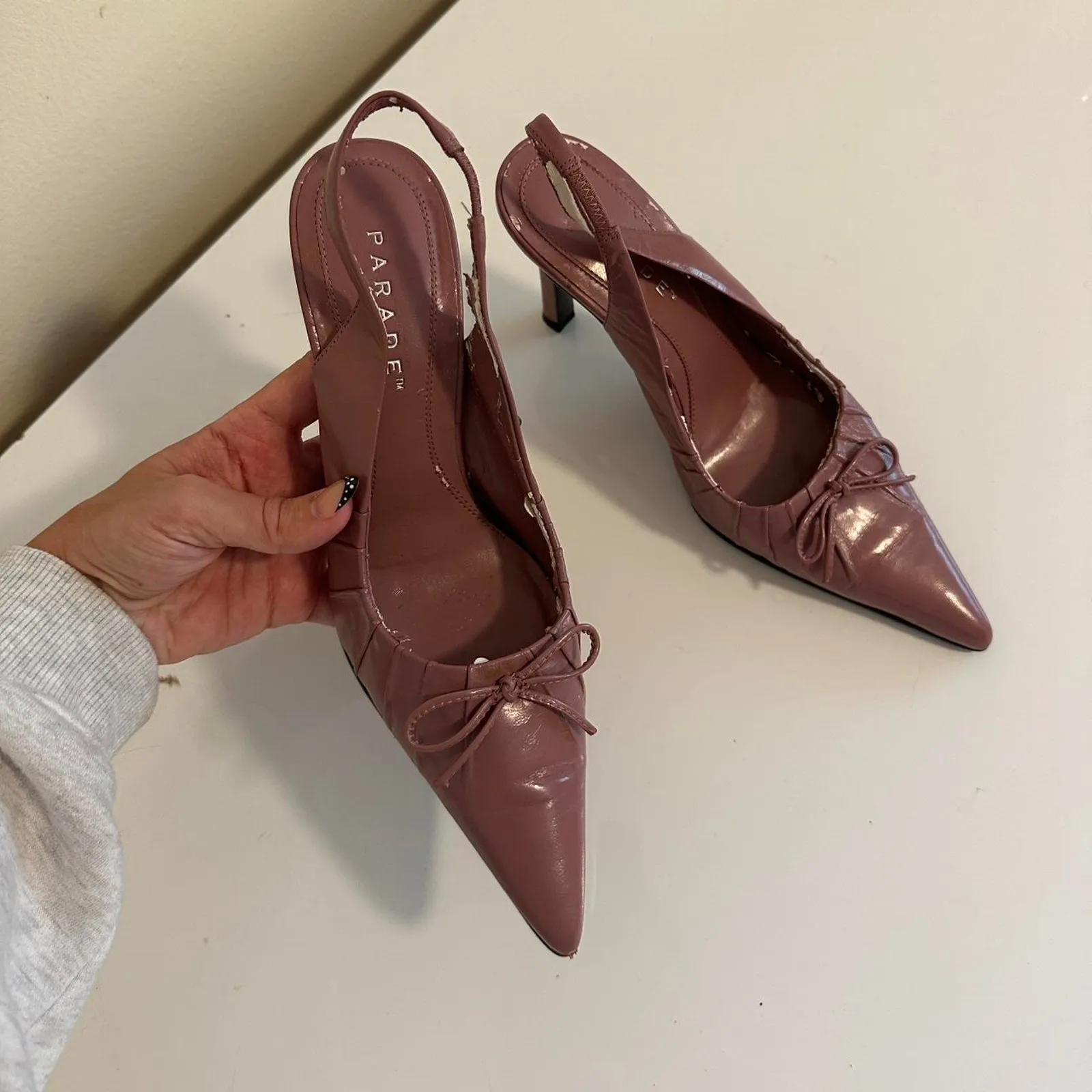 Vintage kitten heels super Pink Size 7 - Image 2