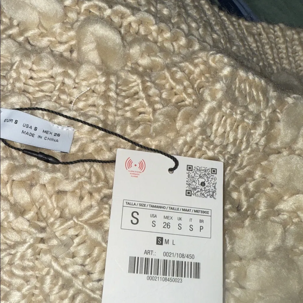 NWT ZARA Wool Textured Sweater  Vest   Rare Bloggers Fave Small - Image 13