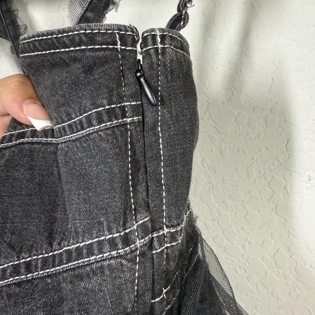 NWT Anthropologie x Pilcro Tulle Babydoll Blouse Size Small - Image 7