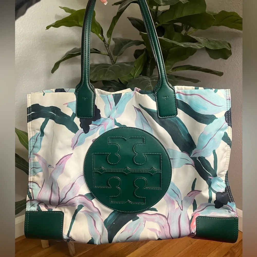 Tory Burch  Ella Printed Tote Desert Bloom 💙💚 - Image 2
