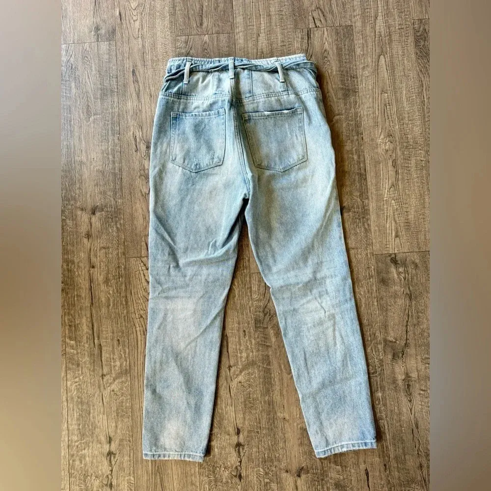 Vici Dolls Vervet Hi Rise Paper Bag Distressed Jeans - Image 5