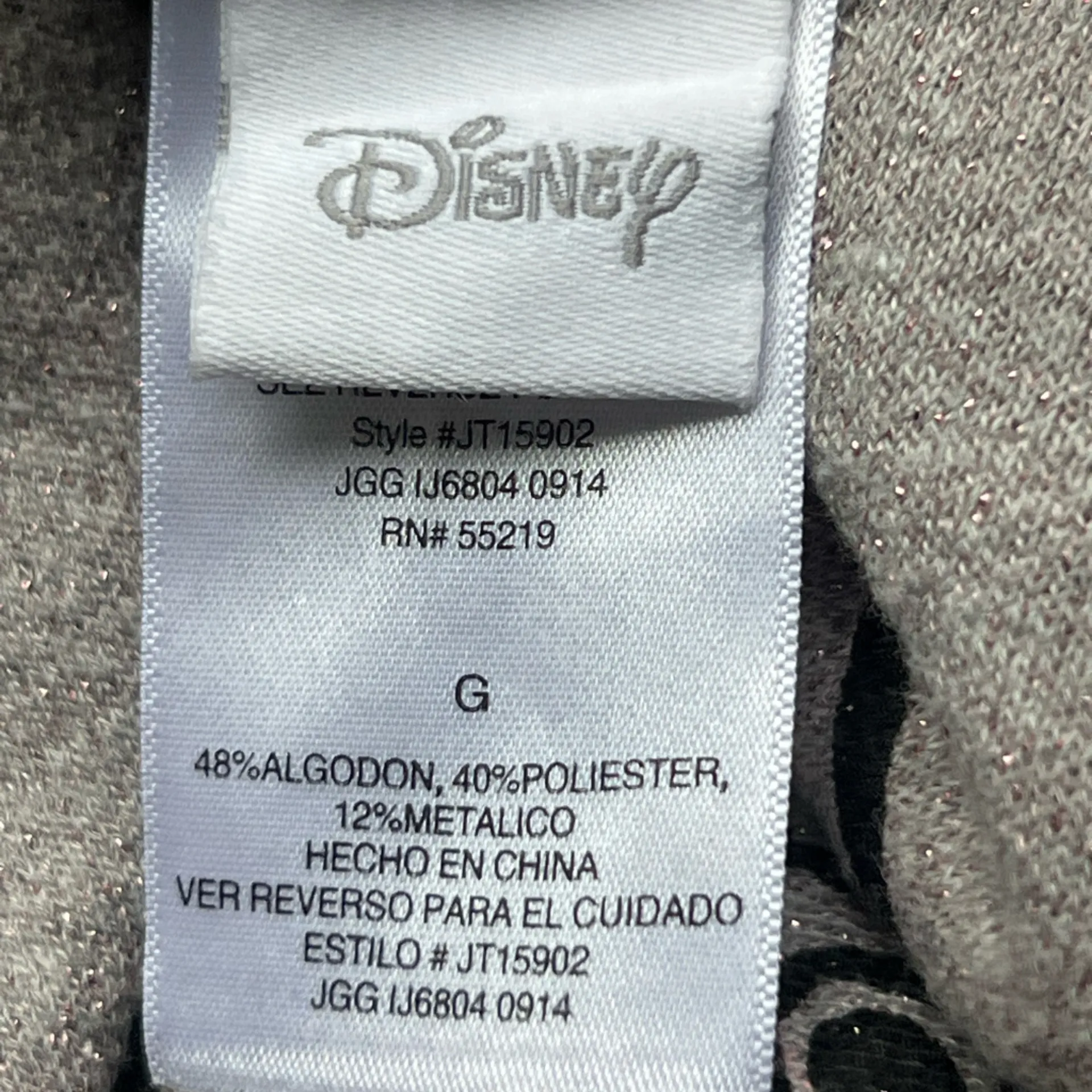 Disney Silver and Black Knit Top - Image 5