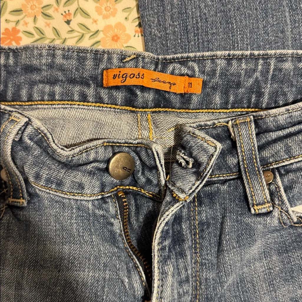 y2k Vigoss Boot Cut Low Rise Denim Jeans 11 - Image 5