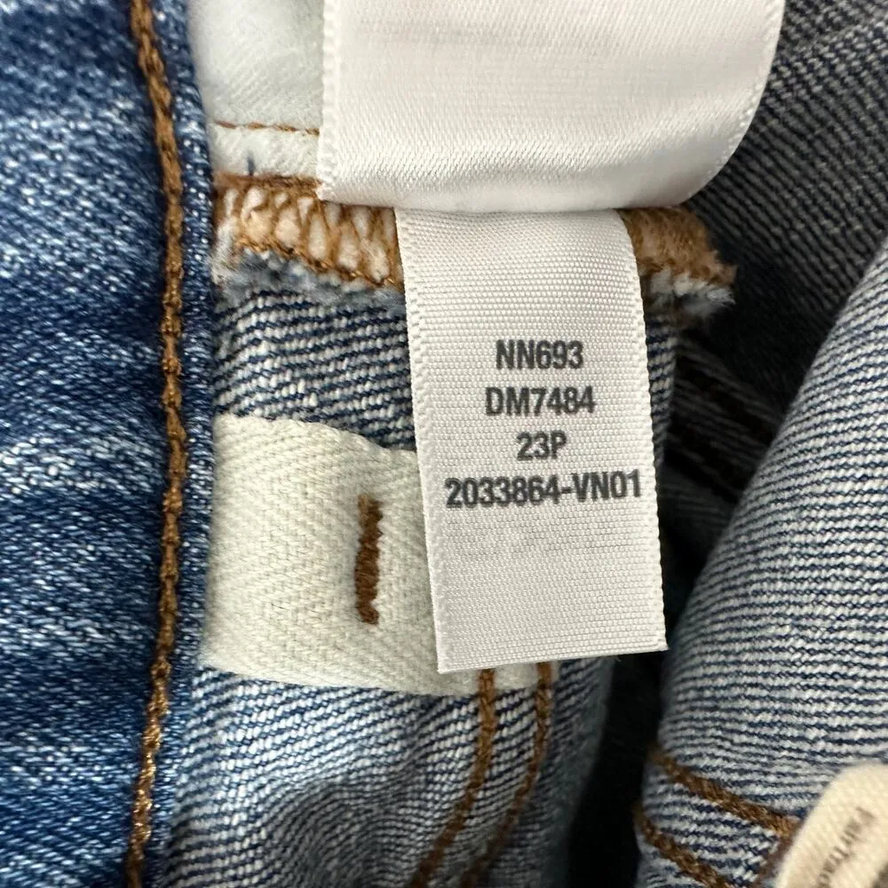 NEW Madewell The Petite 90s Straight Jean Rondell Wash Crease Relaxed US 23 P - Image 13