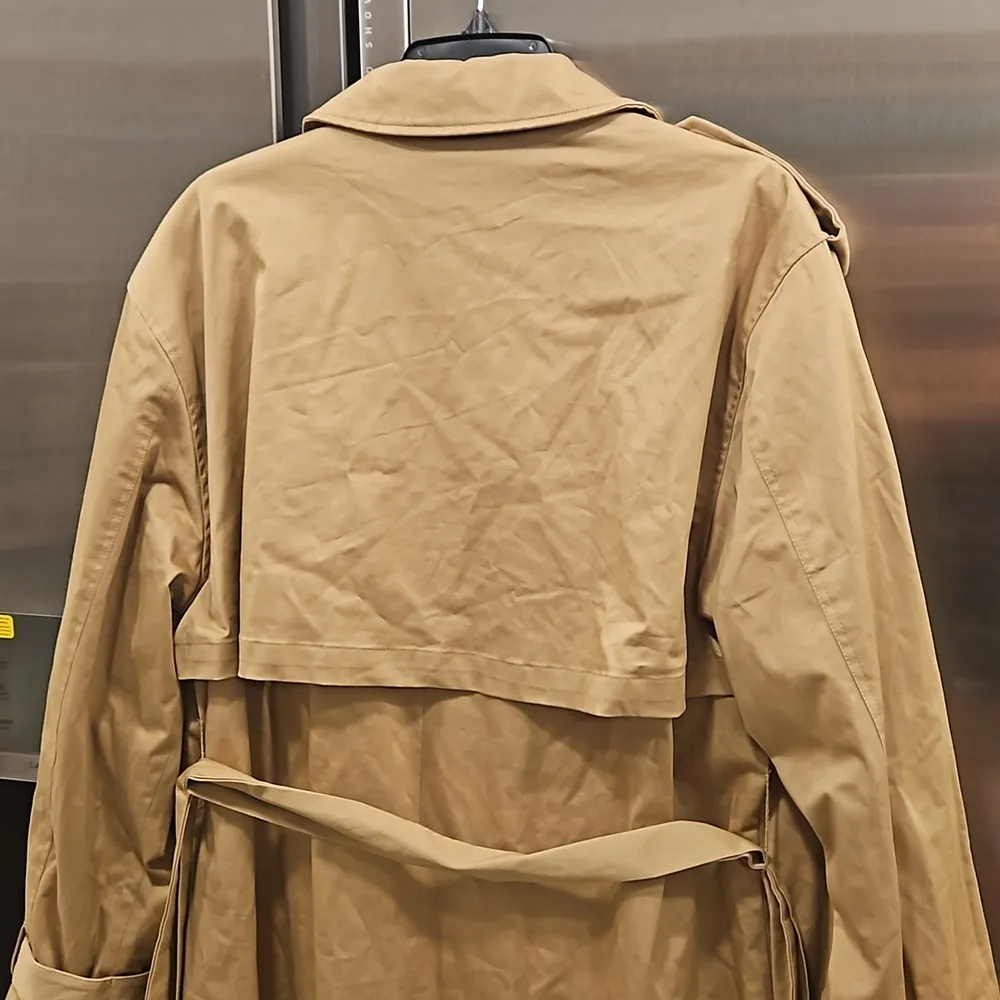 đź’•FAVORITE DAUGHTERđź’• The Charles Double Breasted Trench Coat ~ Sand Medium NWT - Image 12