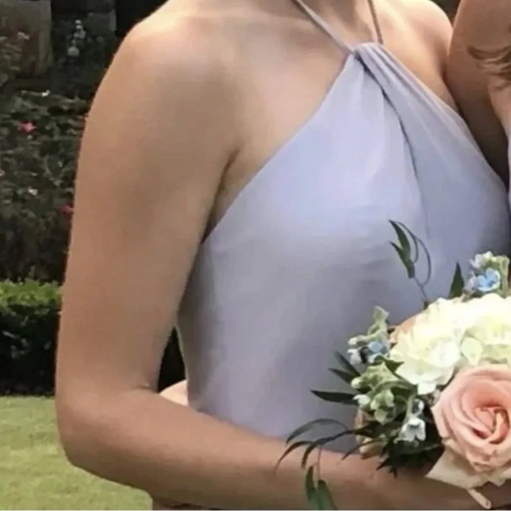 NWT Amsale COLBY GB008F Crimson Formal Gown Sz 10/12 Formal Dress Holiday Party - Image 9