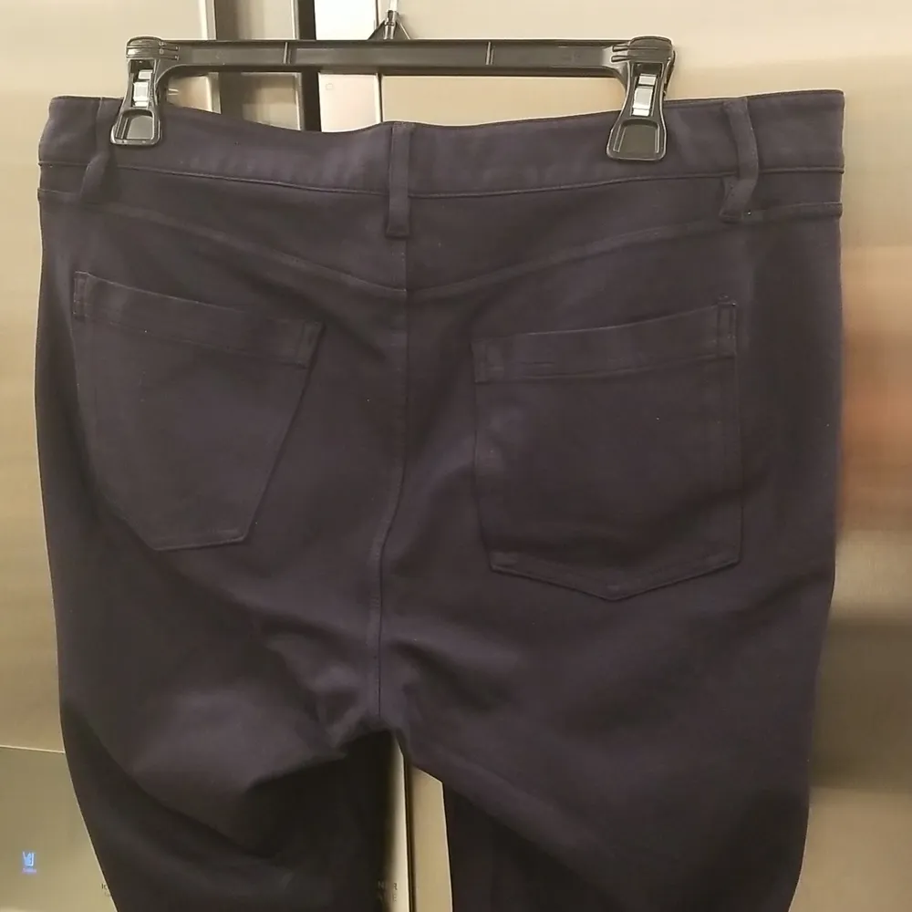 💕ANN TAYLOR💕 Low Rise Stretch Trouser Pants ~ Navy Blue 10 - Image 4