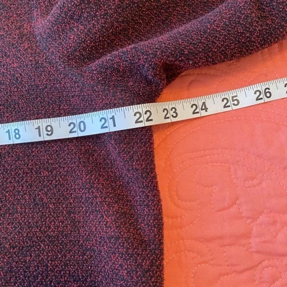 Vintage LL Bean Burgundy Cardigan Sweater Button Up Tweed - Size M - Image 10