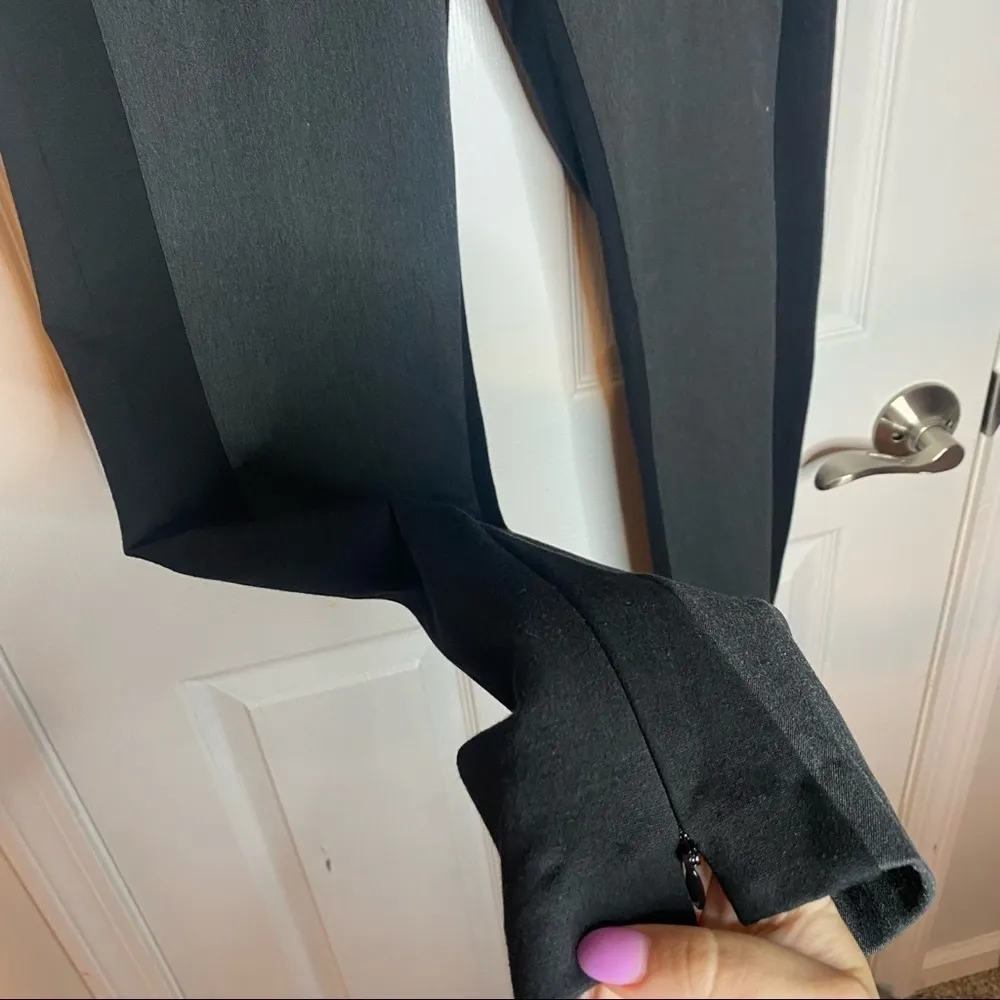 ECRU Elton Slim Pants DS/Ponte Combo Side Ankle Zippers Size 10 - Image 3