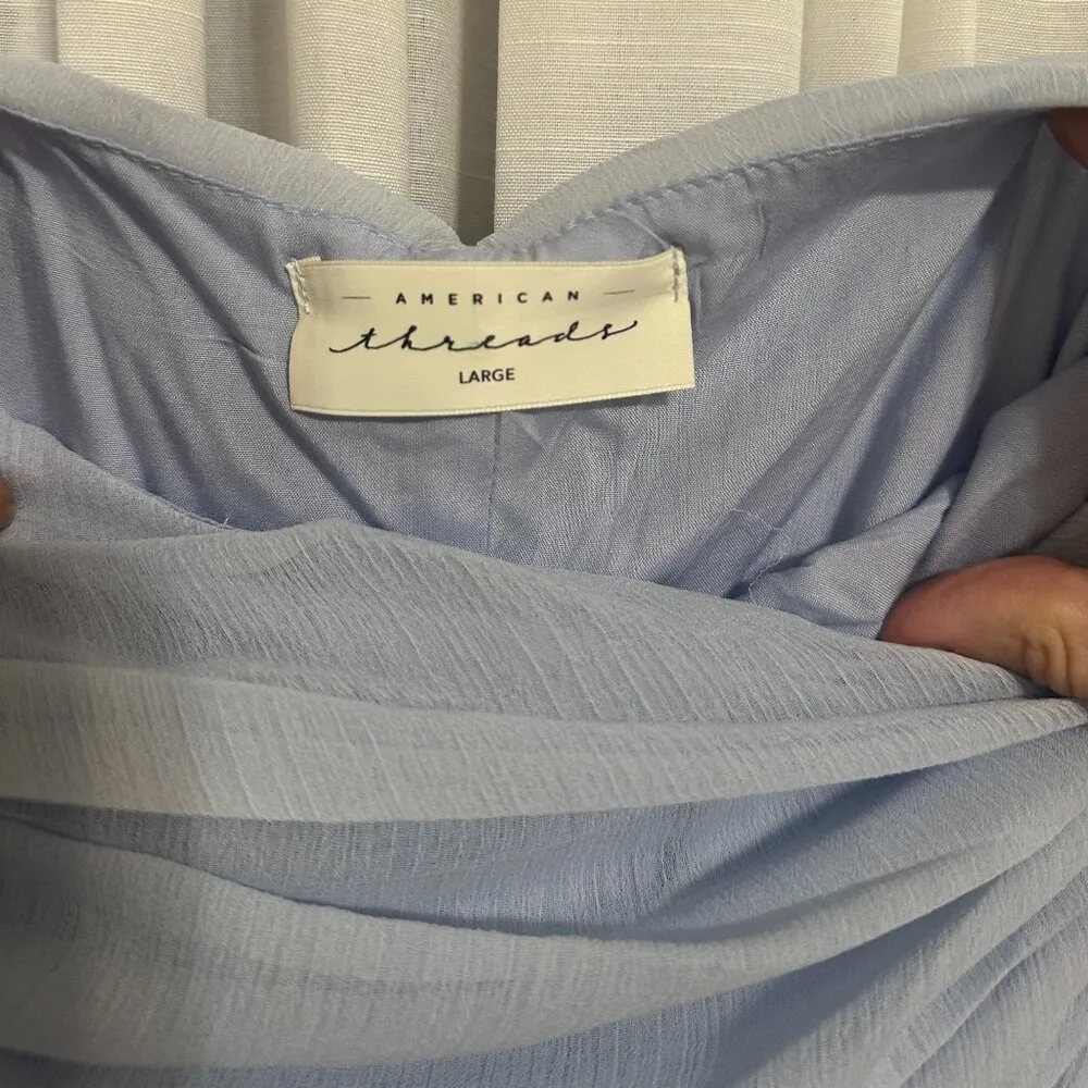 One Shoulder Light Blue Dress - Image 4