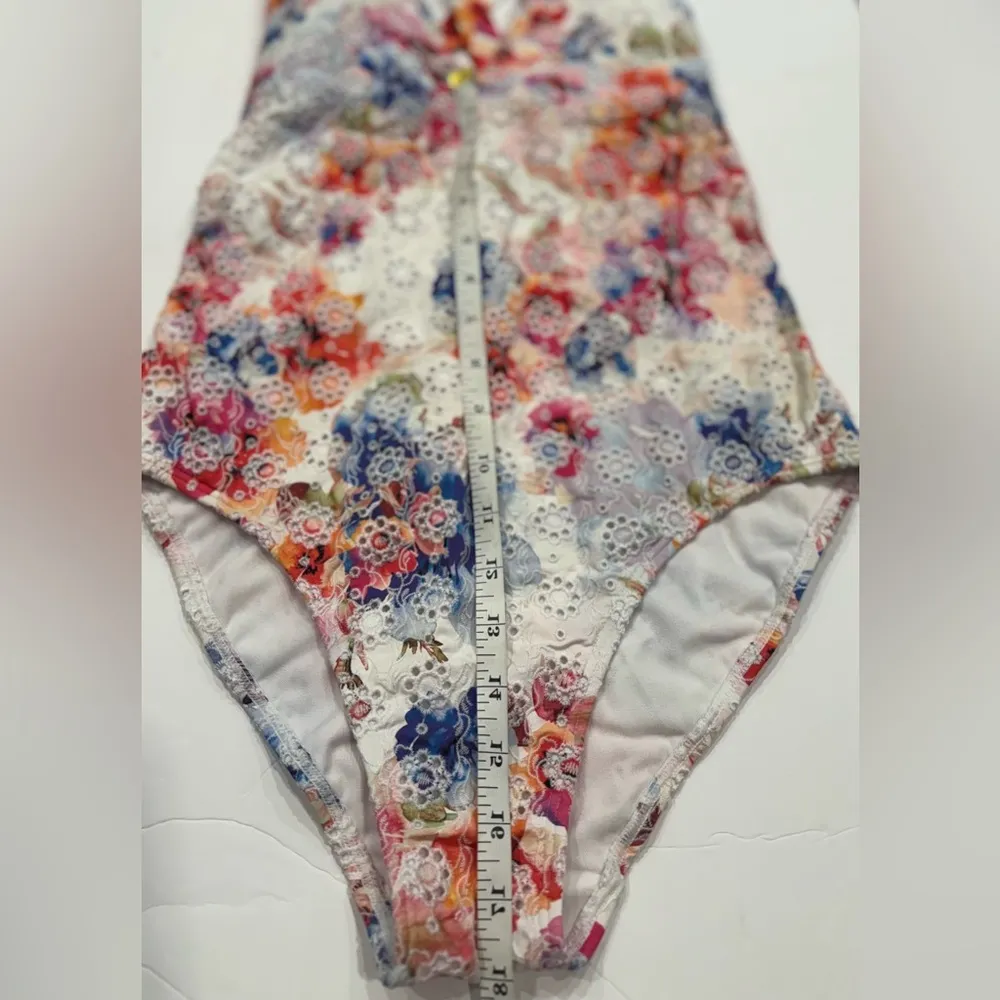 Johnny Was SUMMER DAYS EYELET CROSSBACK ONE PIECE Size S NWT - Image 2