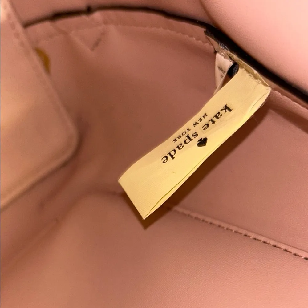 Kate Spade Black Pebbled Leather Mini Backpack with Tassels - Image 11