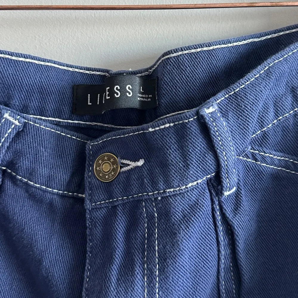 lioness blue cargo pants (princess polly) - Image 3