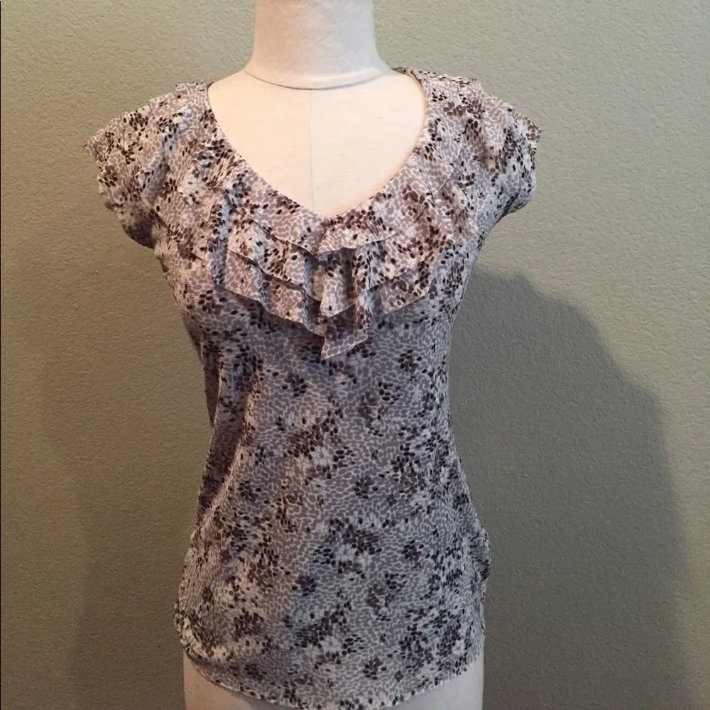 Semantiks  short sleeved ruffle top S - Image 7