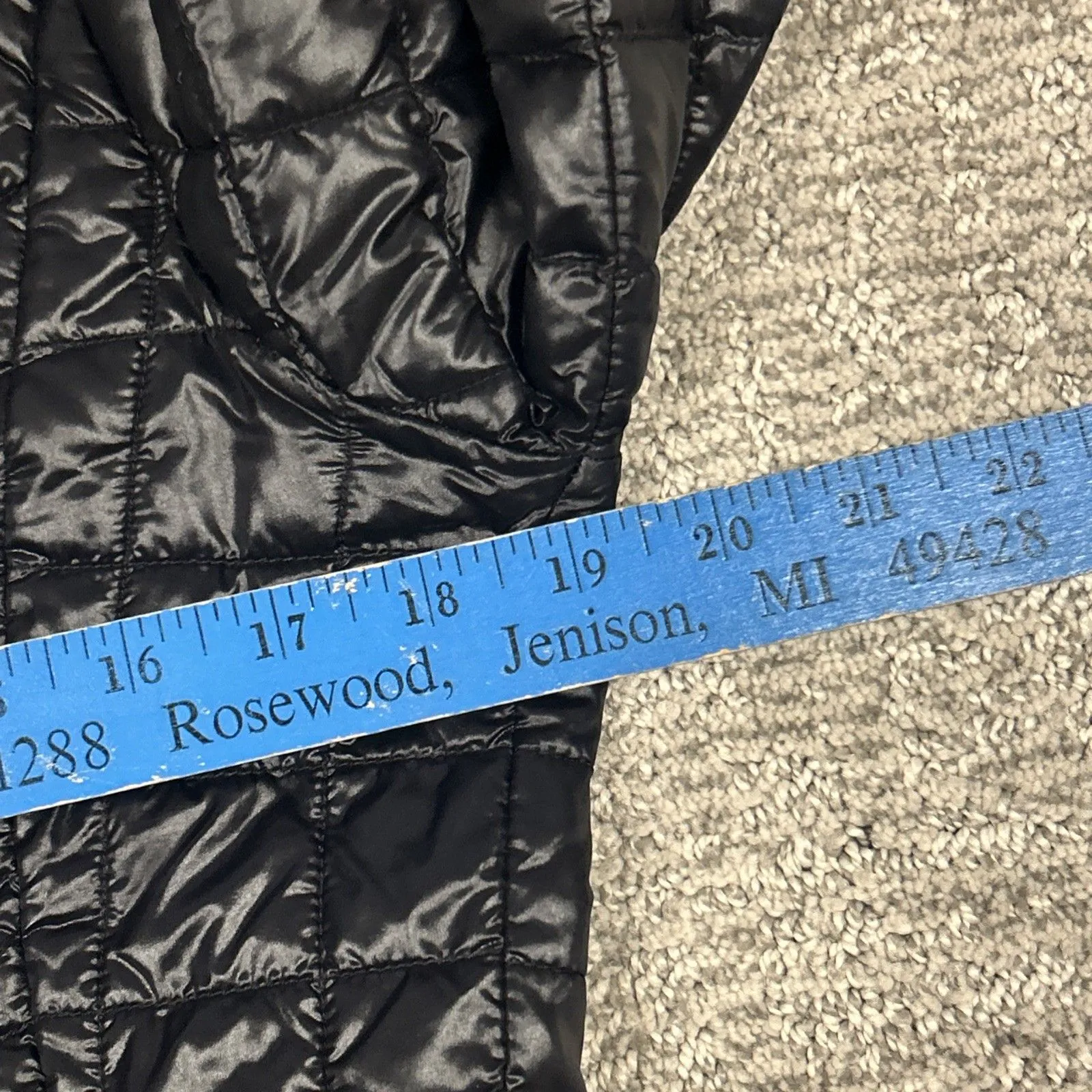 The North Face Coat Womens Small Thermoball Hooded Parka Black Quilted NF00CHX8 - Image 11