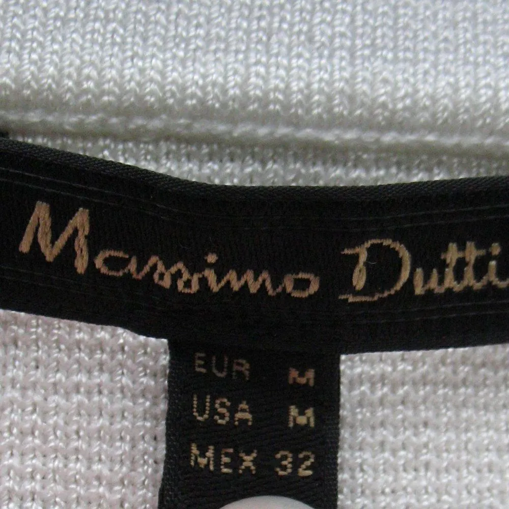 Off White Ivory Off the Shoulder  Knit Tunic Top NO BELT - Image 7