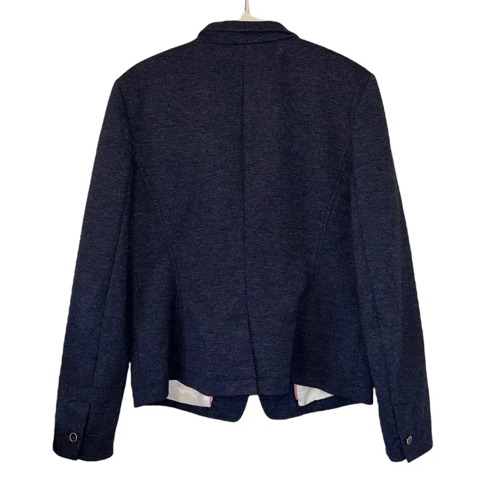 Vintage Navy Blue & White Banana Republic Blazer Jacket Women’s Size Medium 10! - Image 2