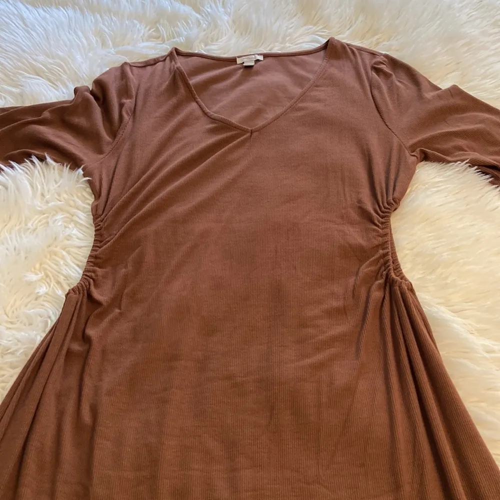 DAILY RITUAL BODY SHAPE DRESS SIZE XL BRAND NEW COLOR BROWN VERY SOFT - Image 11