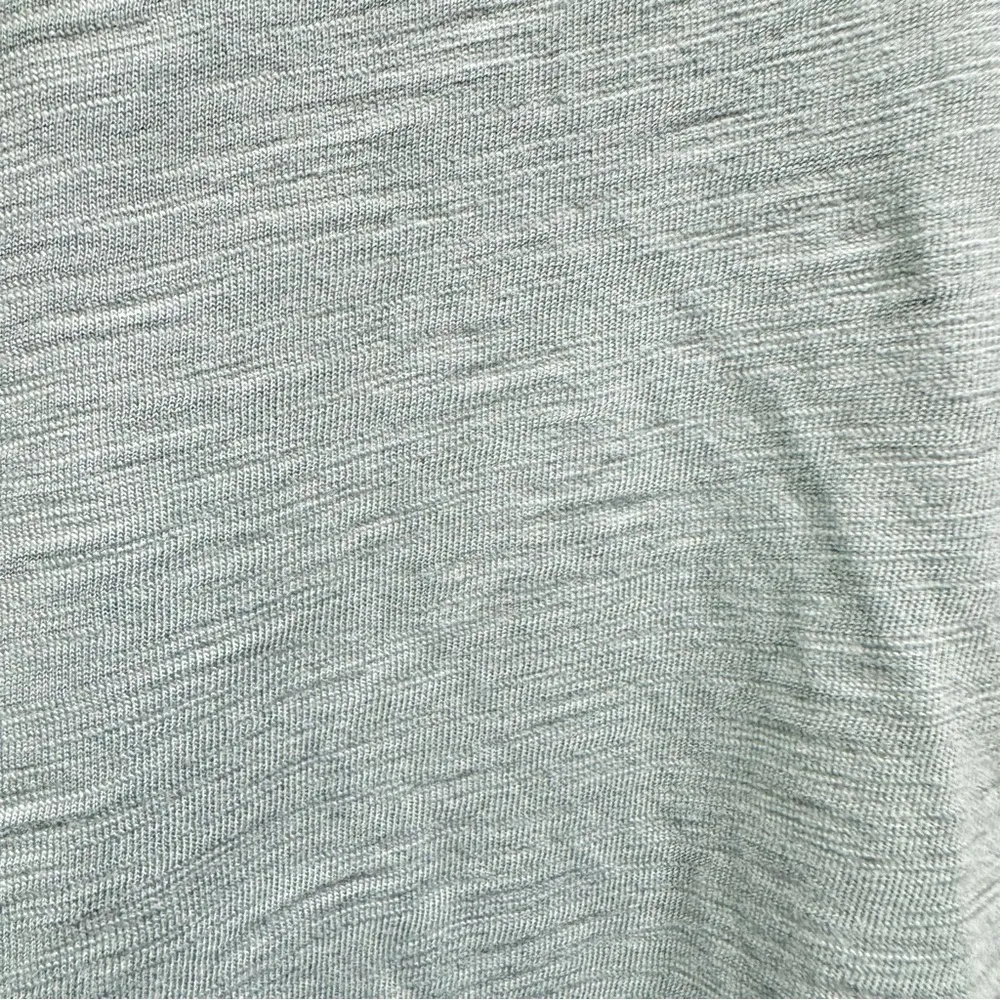 Chico’s The Ultimate Tee 3/4 Sleeve Slub Knit in Sage Green Size 1/Medium - Image 9