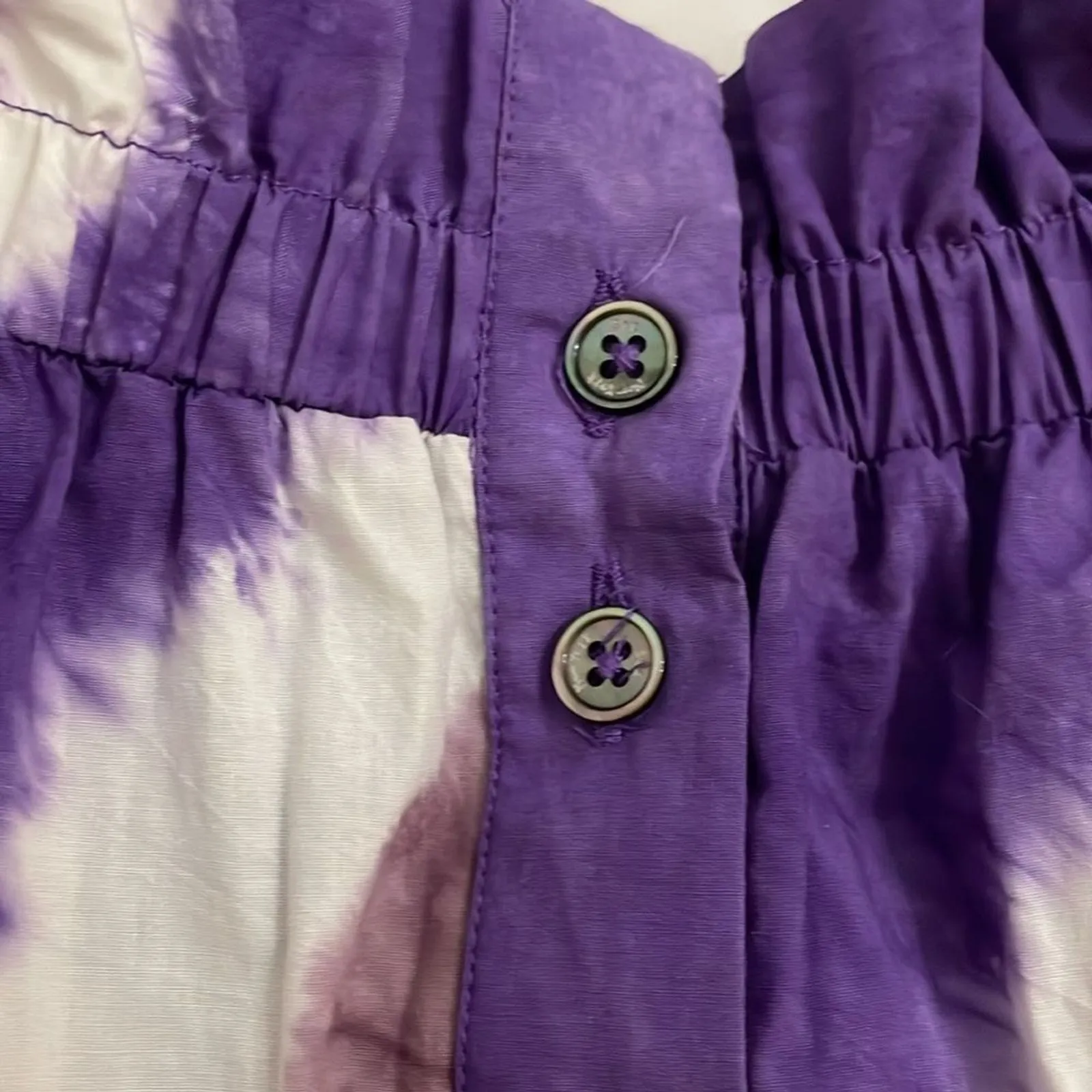Sea New York Purple Cotton Tie Dye Tunic Dress Womens Size 0 - Image 10
