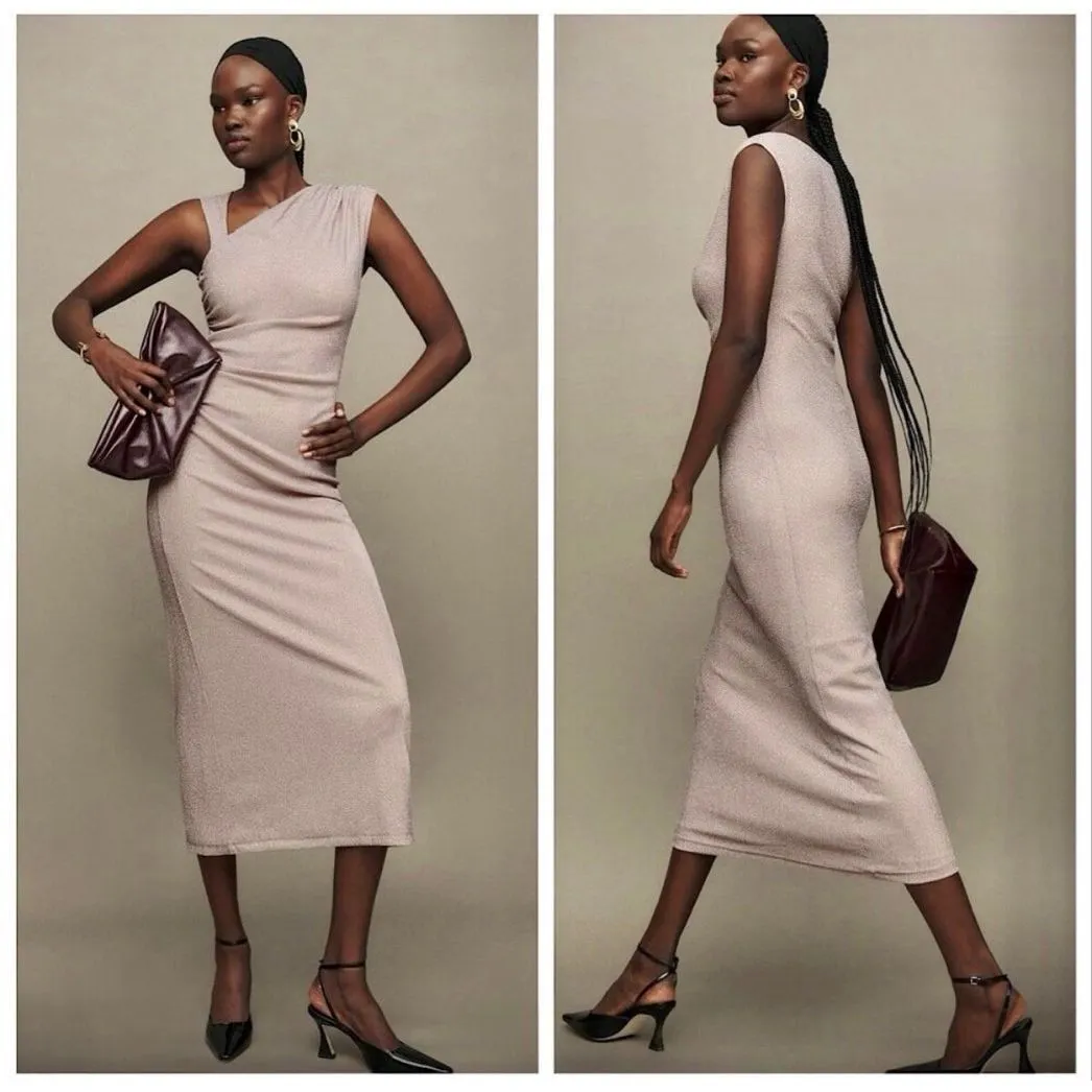 New Reformation Amiah Knit Dress Size M - Image 2