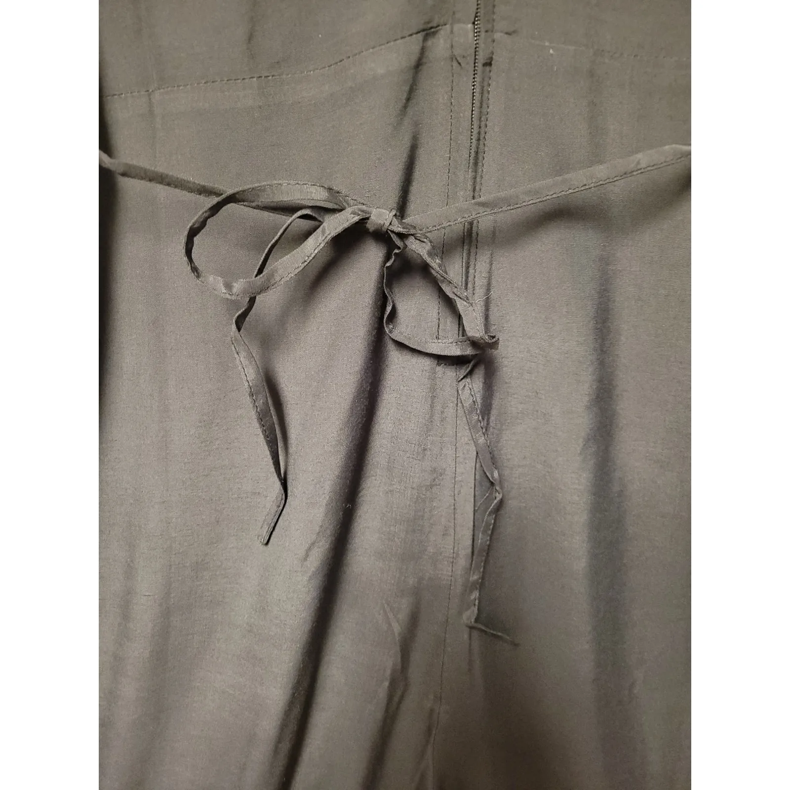 NWT Modcloth Bon Voyage V-Neck Jumpsuit Wide Leg Minimalist Contemporary Size‎ S - Image 6