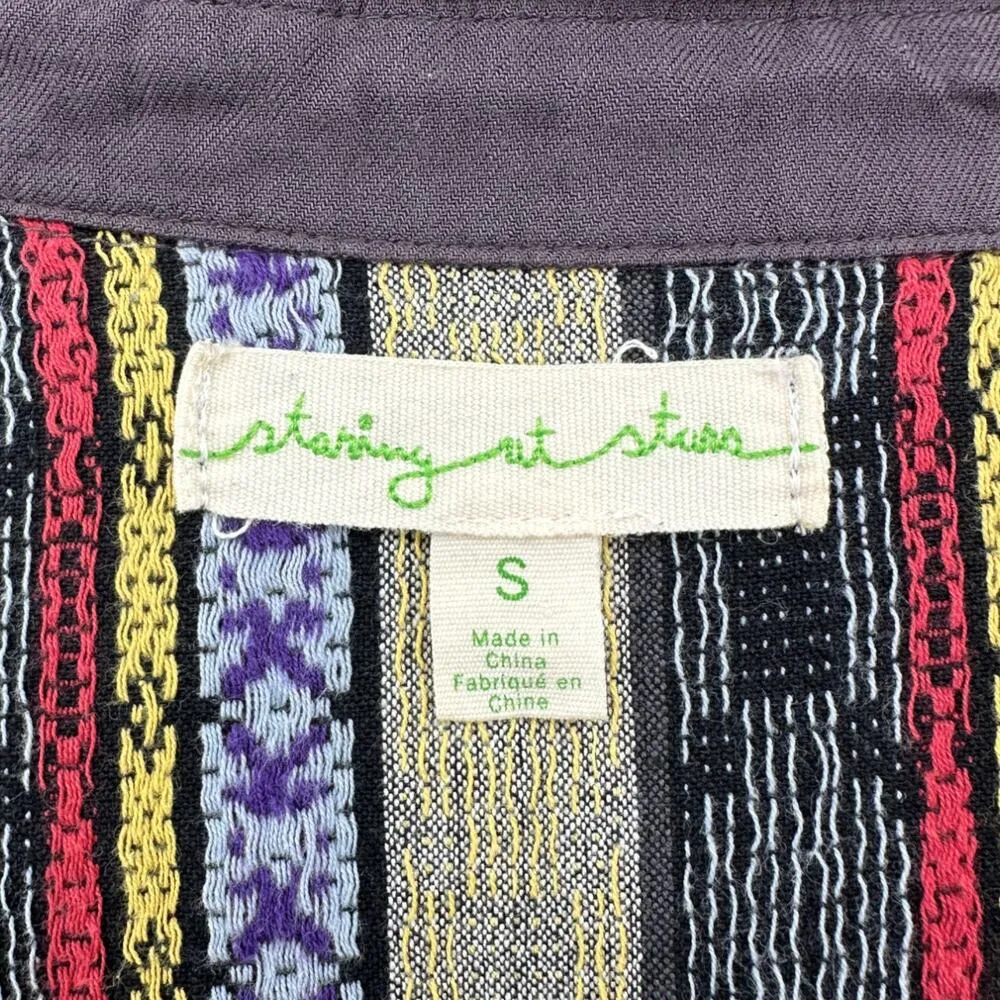 Staring at Stars x Anthropologie | S | Embroidered Western-Style Button-Up Shirt - Image 2