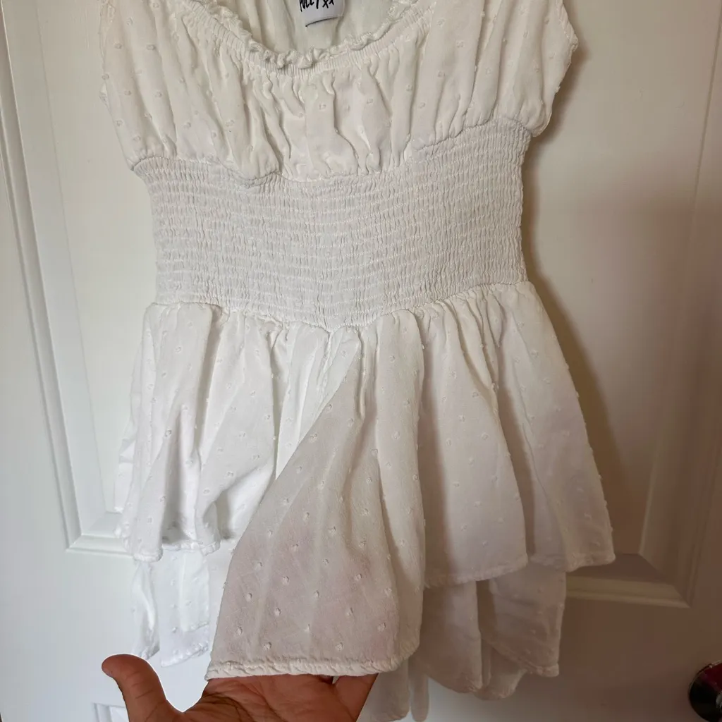 Princess Polly THE LOVE GALORE ROMPER WHITE Size 6 - Image 9