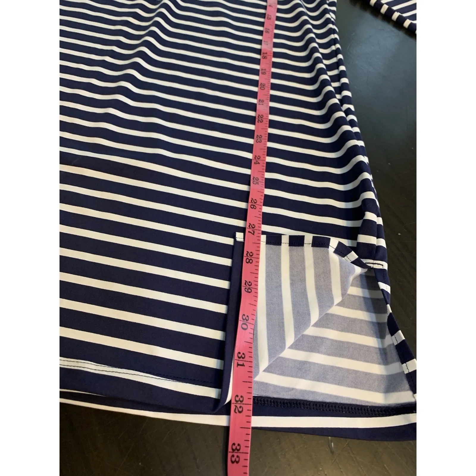 Lands'‎ End Swim Cover Dress Blue Striped XS 2-4 Nautical Yachty Preppy Coastal - Image 12