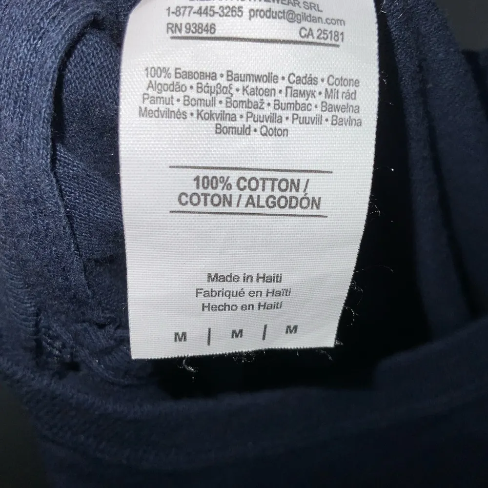 Friends Navy Blue Short Sleeve Ulta Cotton T-Shirt Unisex Medium - Image 4