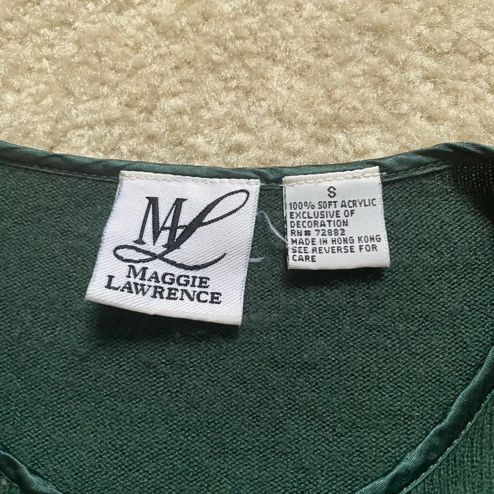 Maggie Lawrence Green Knit Top - Image 5