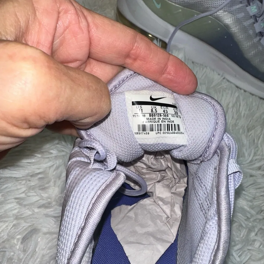 Nike Air Max Axis Premium Women's Purple Teal Running Shoes Size 11 BQ0126-500 - Image 5