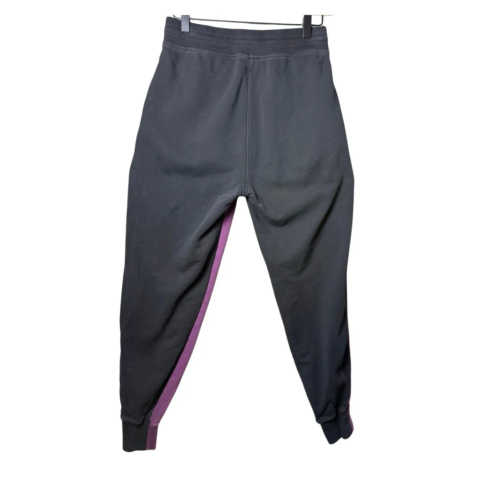 Outdoor Voices Jogger Pants Purple Black Elastic Cuffed Sweatpants Womens M - Image 2